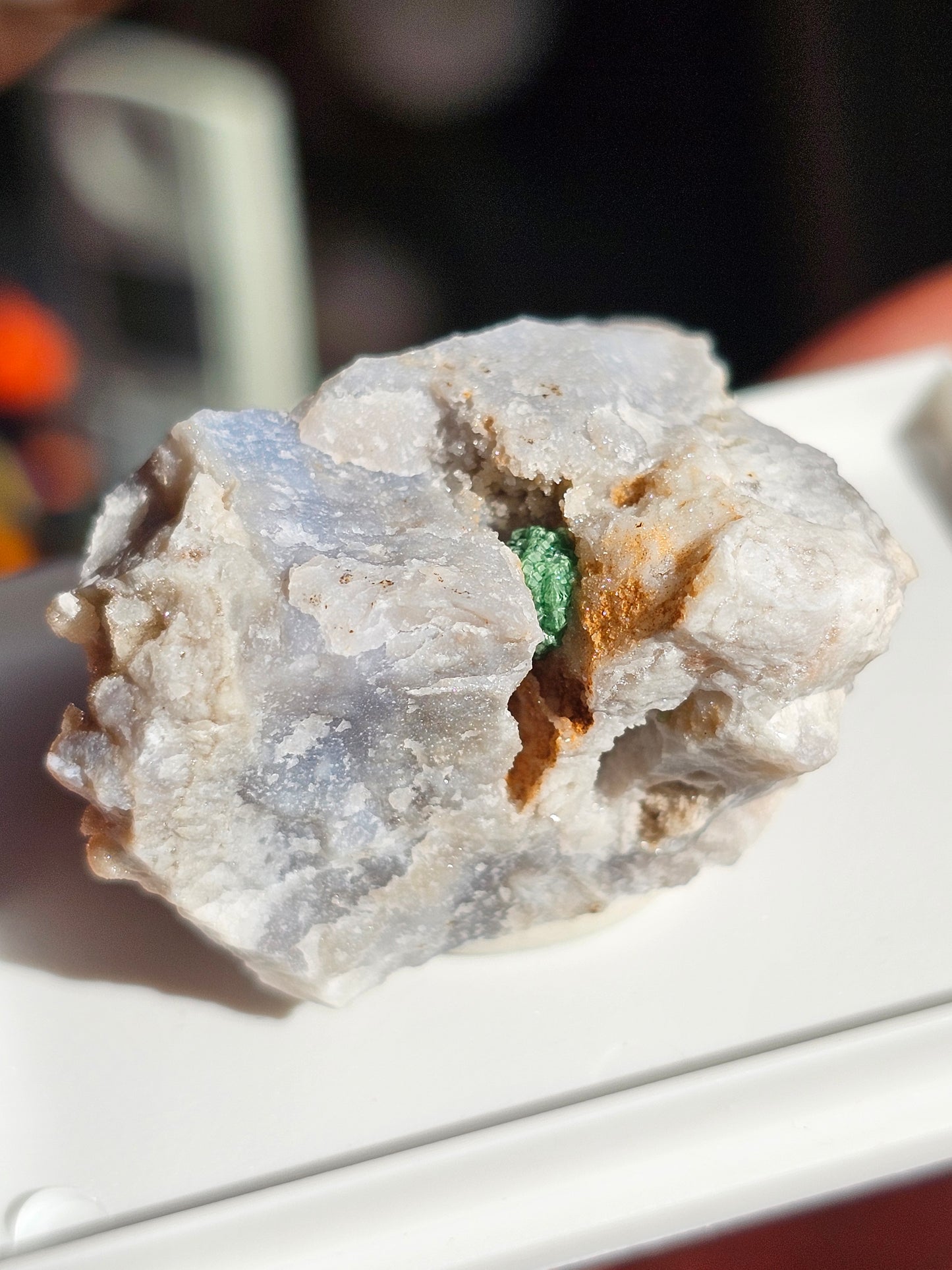 Variscite cristallisée du Brésil V8