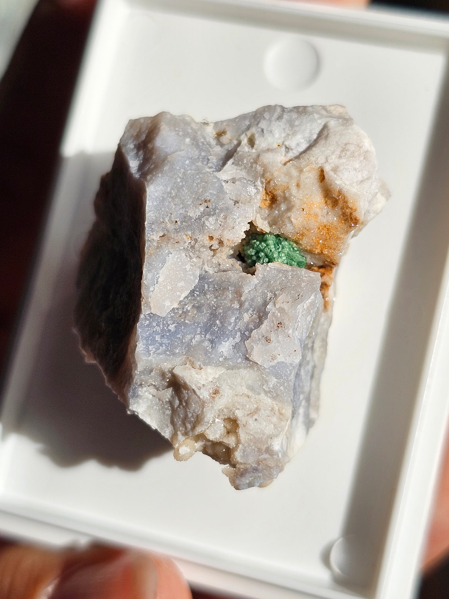 Variscite cristallisée du Brésil V8