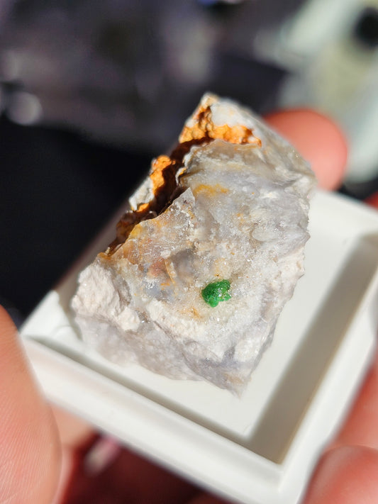 Variscite cristallisée du Brésil V12