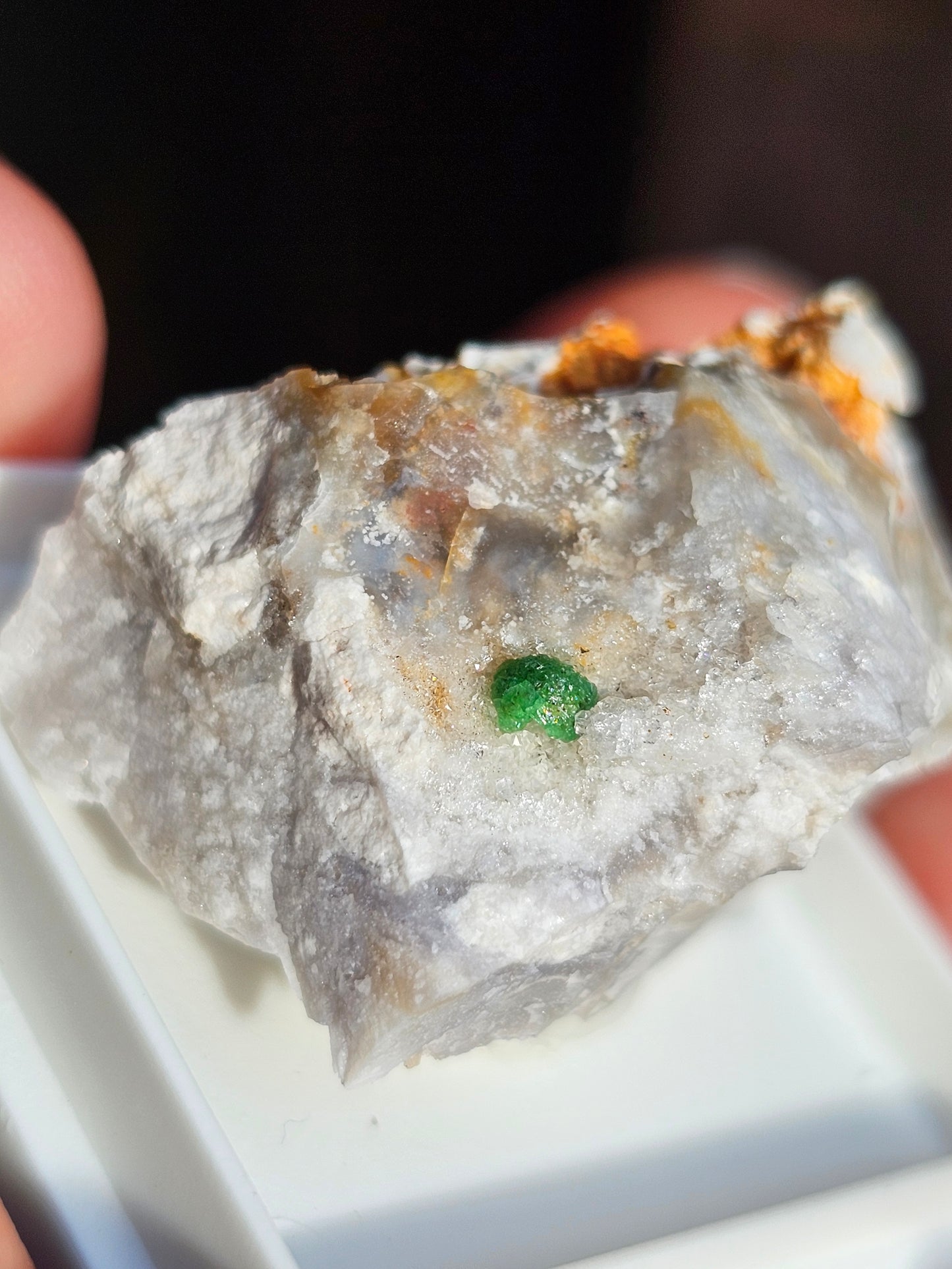 Variscite cristallisée du Brésil V12