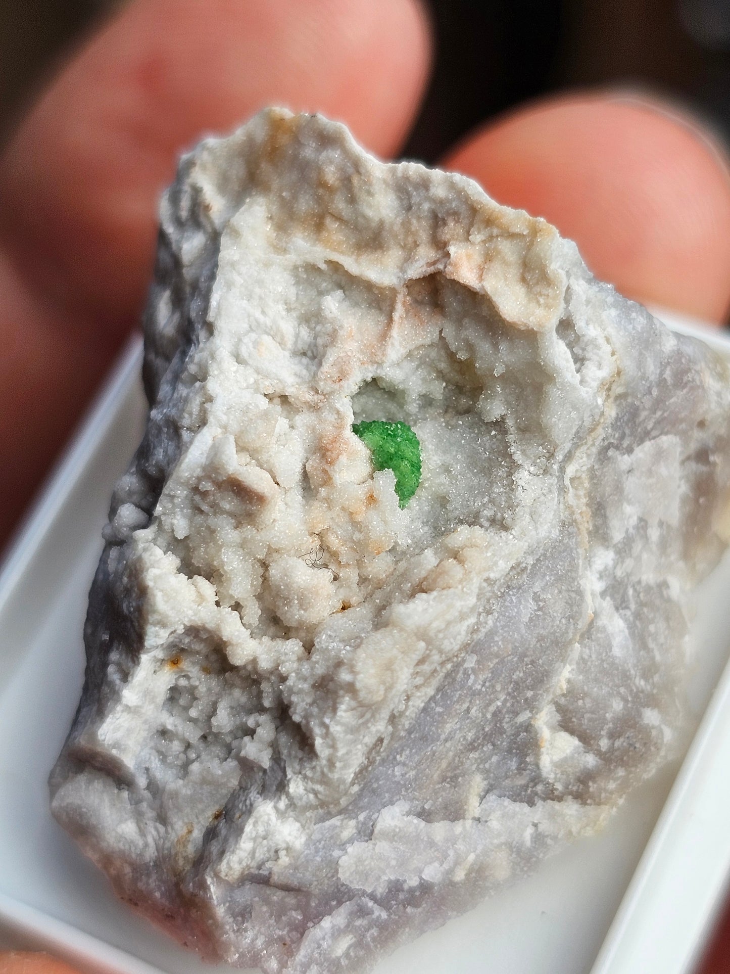 Variscite cristallisée du Brésil V14