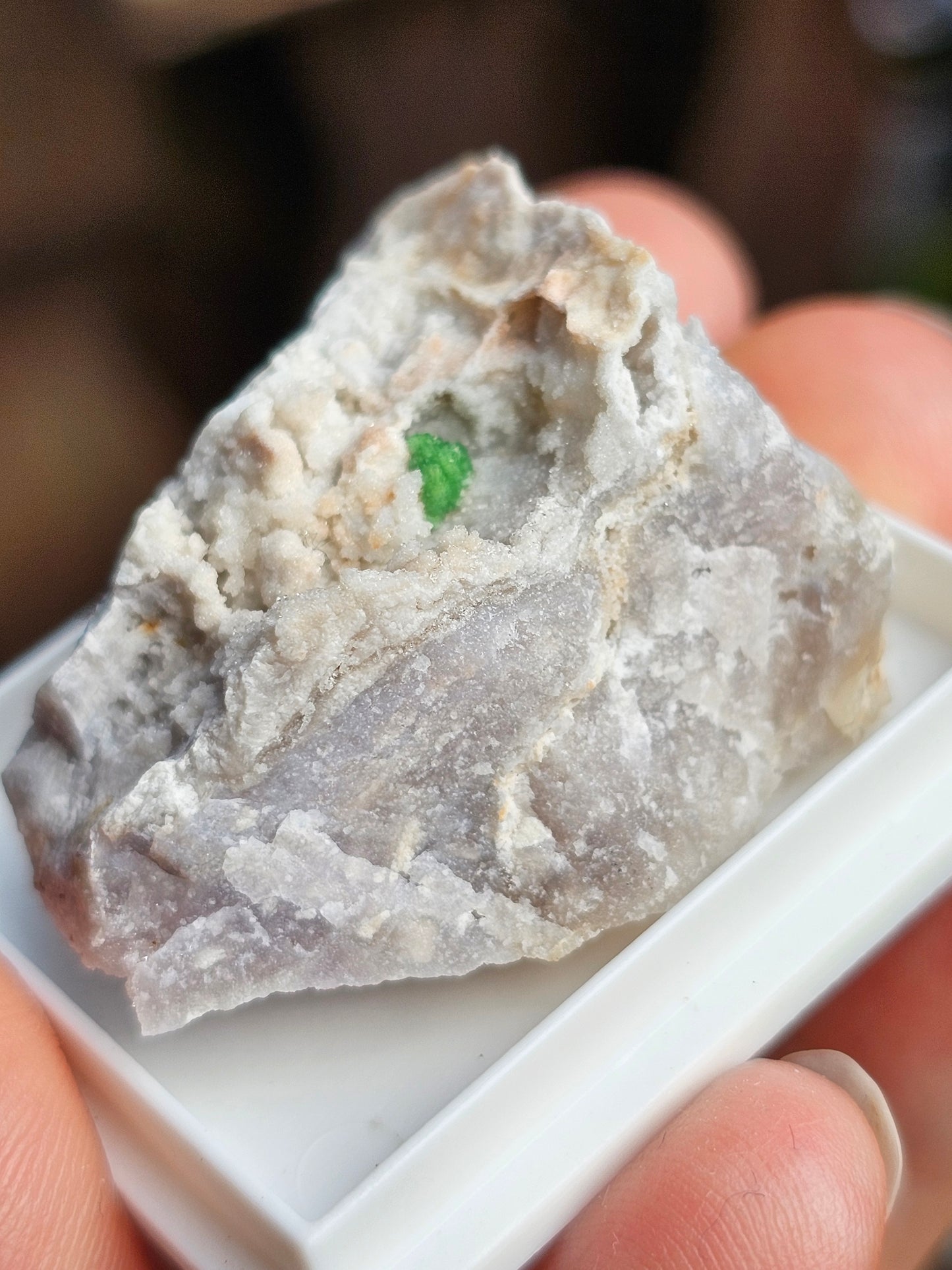 Variscite cristallisée du Brésil V14