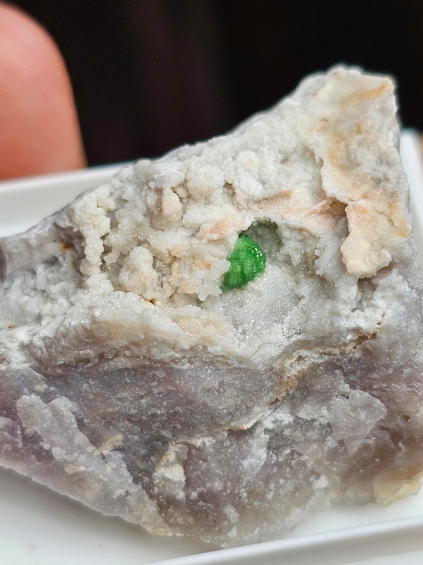 Variscite cristallisée du Brésil V14