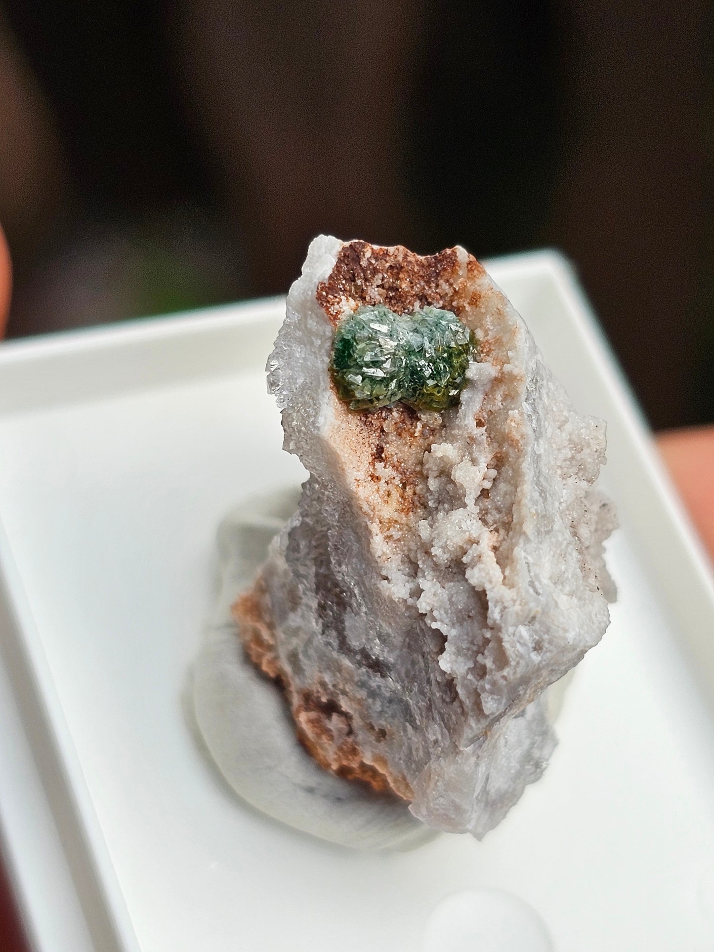 Variscite cristallisée du Brésil V15