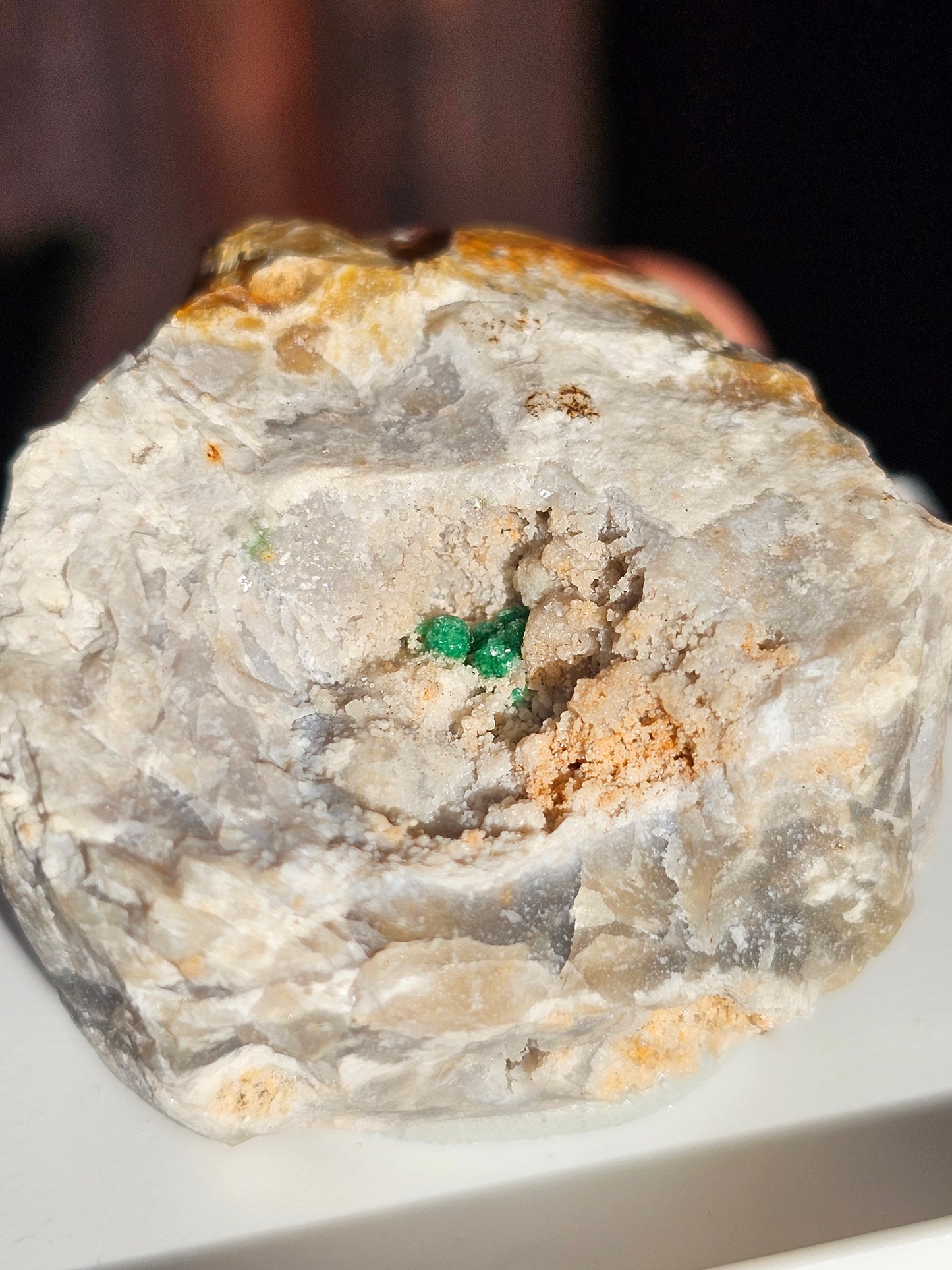 Variscite cristallisée du Brésil V20