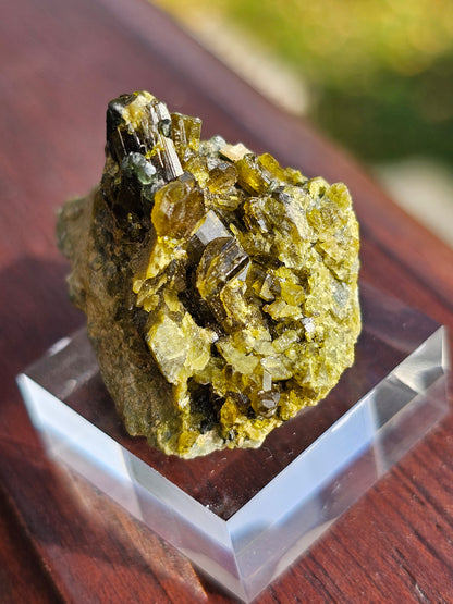 Mélange grenat, épidote et diopside n°5