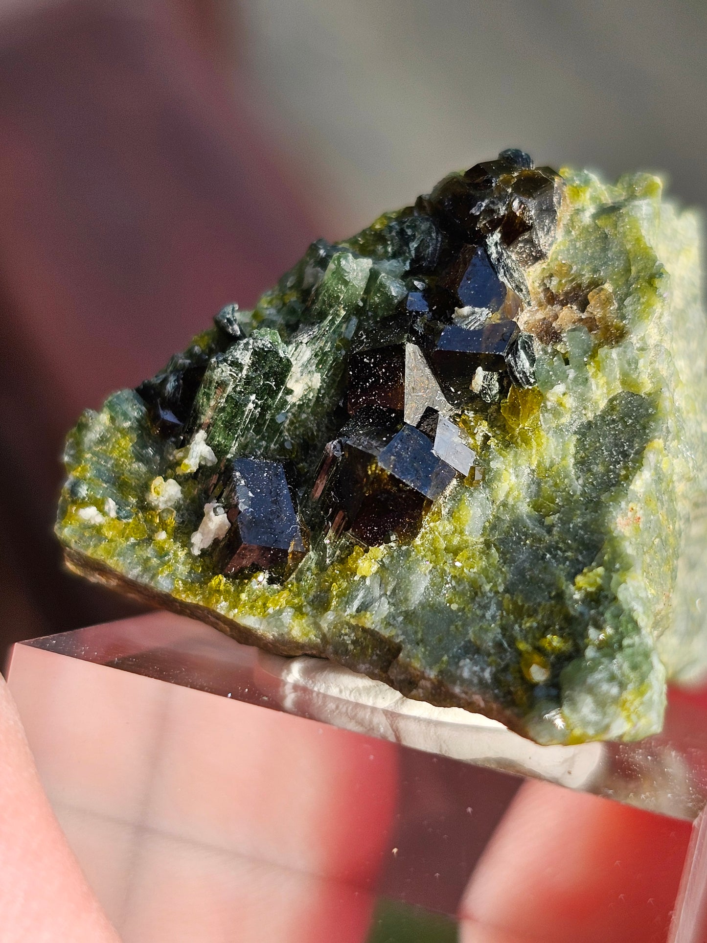 Mélange grenat, épidote et diopside n°9