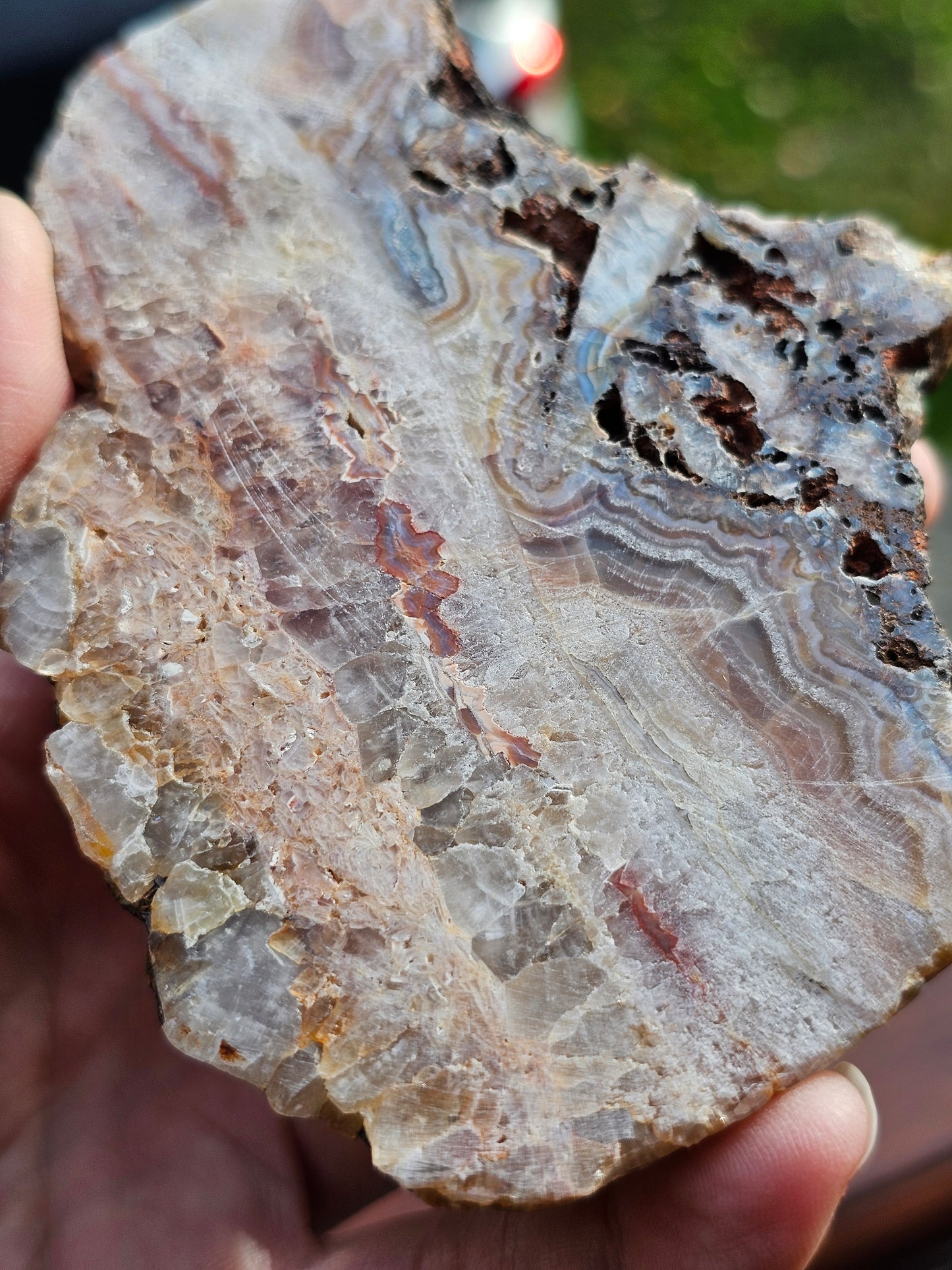 Sciage d'Agate du Tarn D