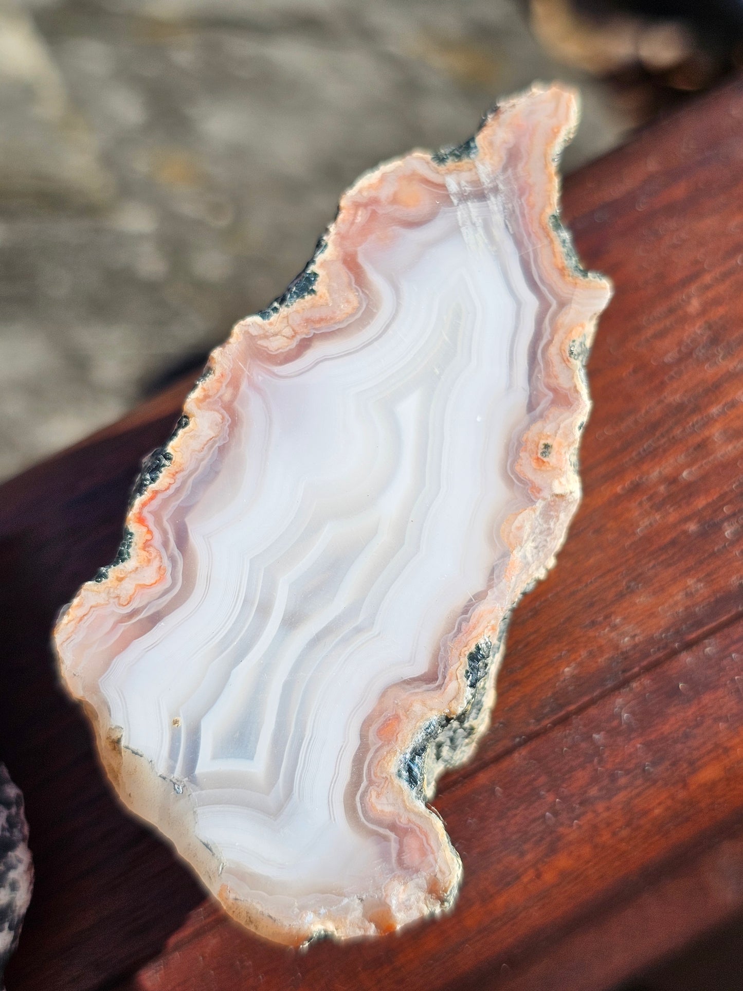 Géode Agate entière du Maroc K