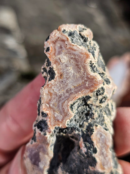 Géode Agate entière du Maroc K