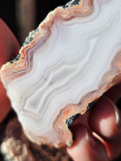 Géode Agate entière du Maroc K