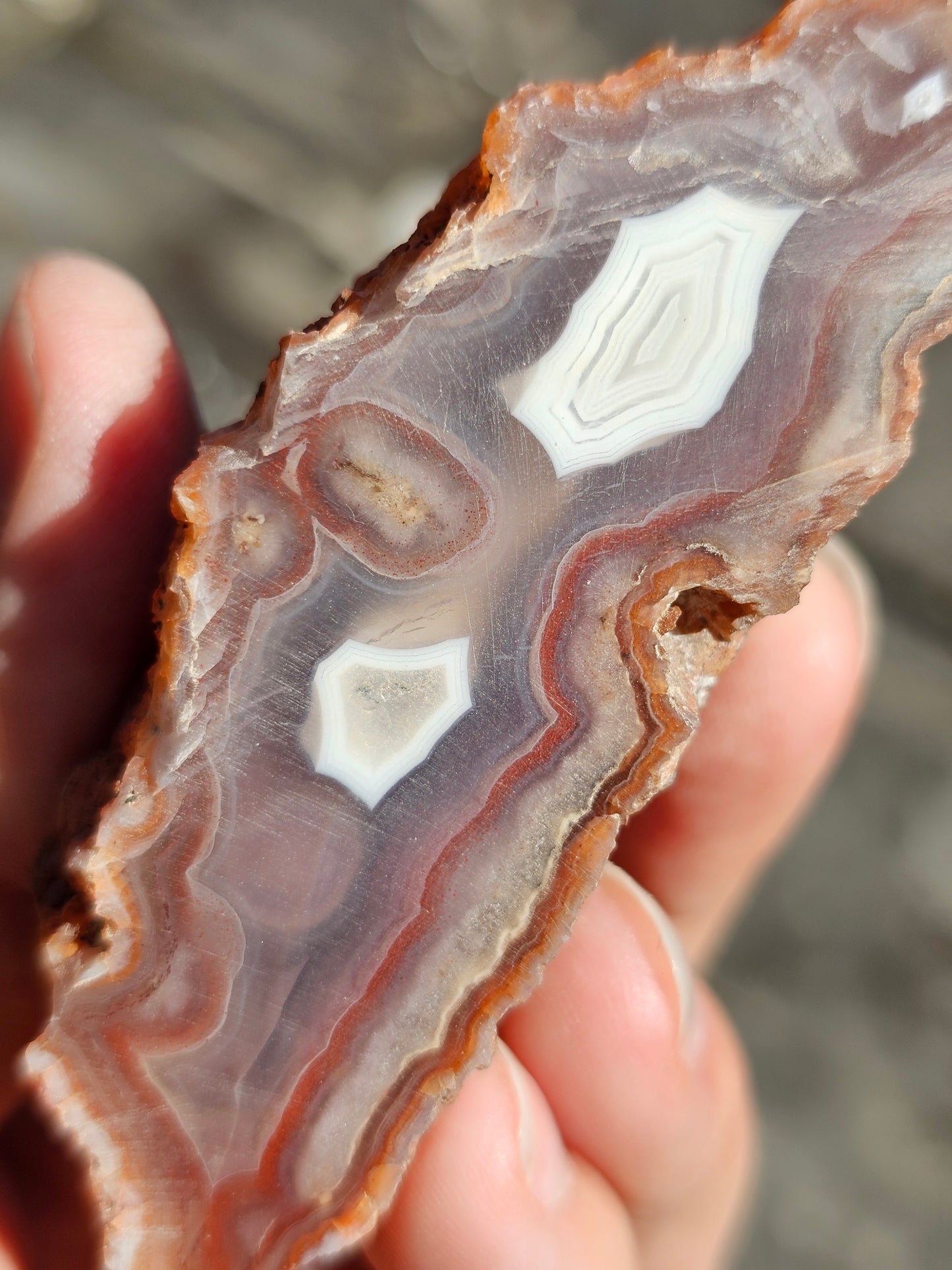 Géode Agate entière du Maroc L