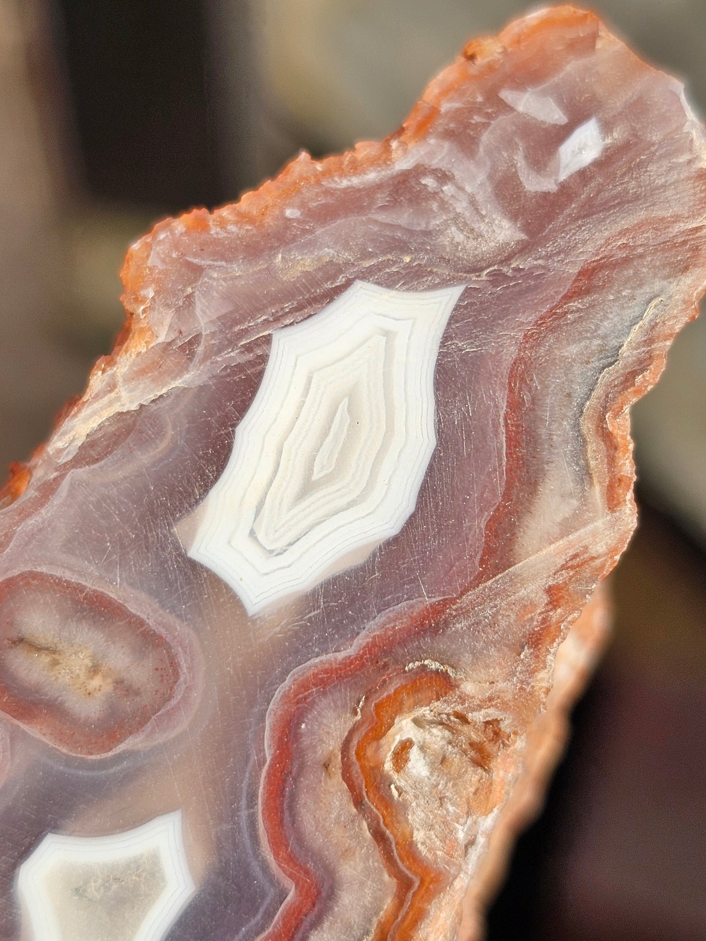 Géode Agate entière du Maroc L