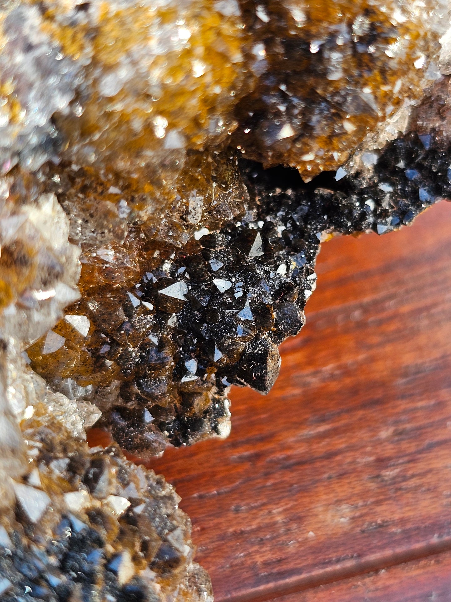 Goethite sur Quartz