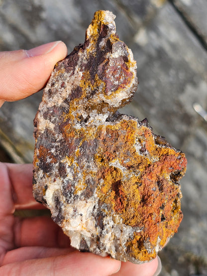 Goethite sur Quartz