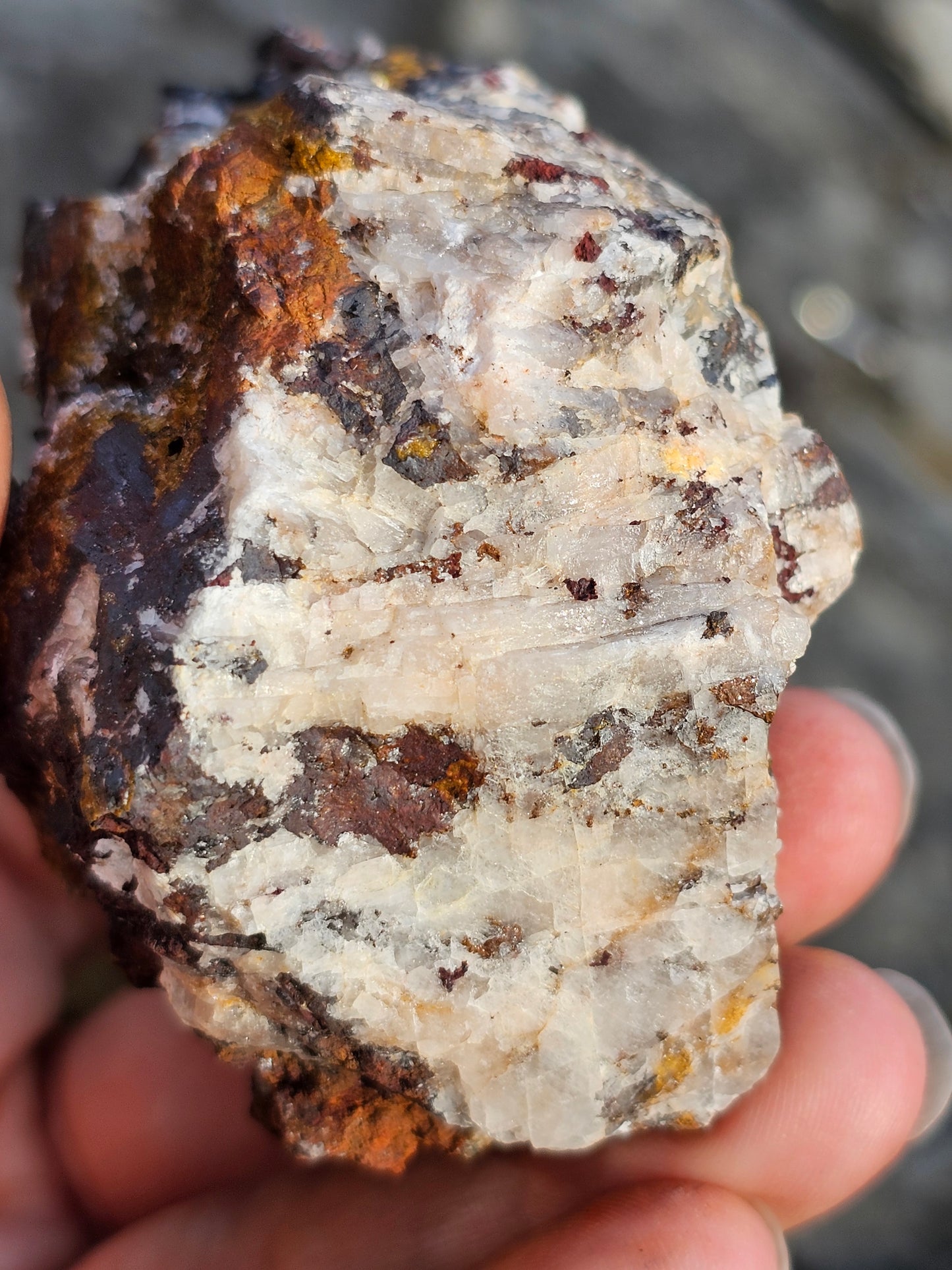 Goethite sur Quartz