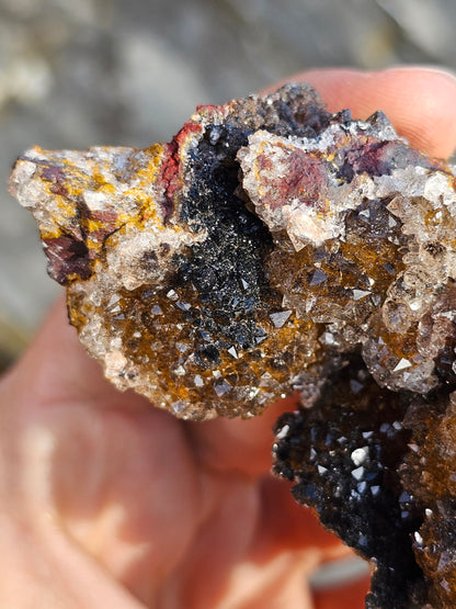 Goethite sur Quartz