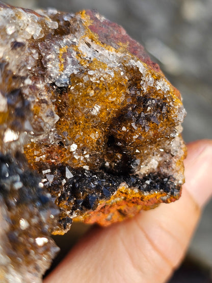 Goethite sur Quartz