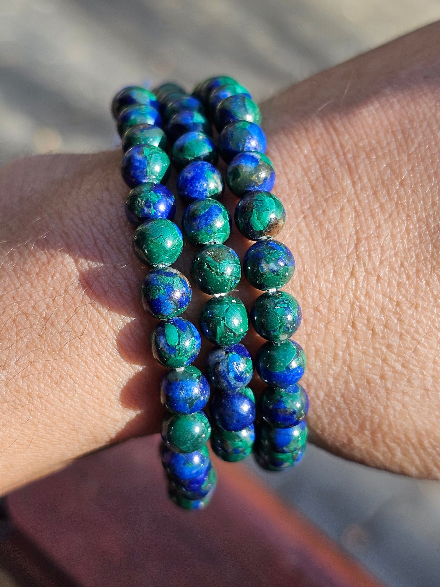 Bracelet Azurite Malachite