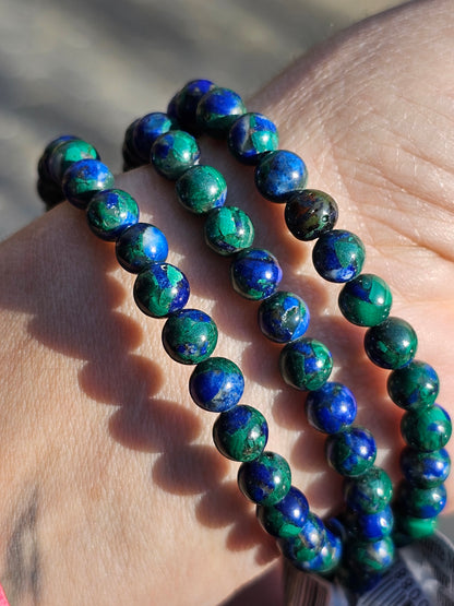 Bracelet Azurite Malachite