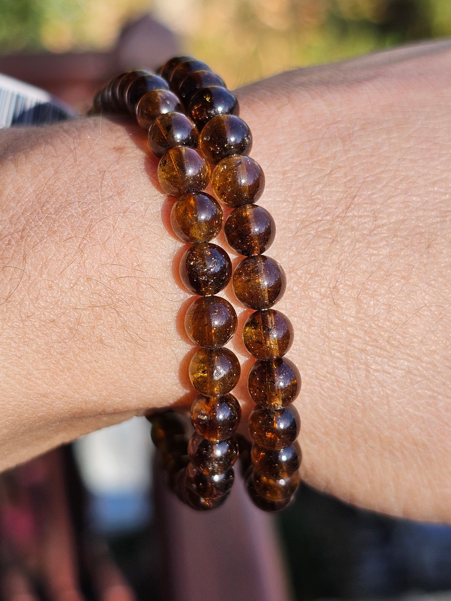 Bracelet Tourmaline brune (Dravite)