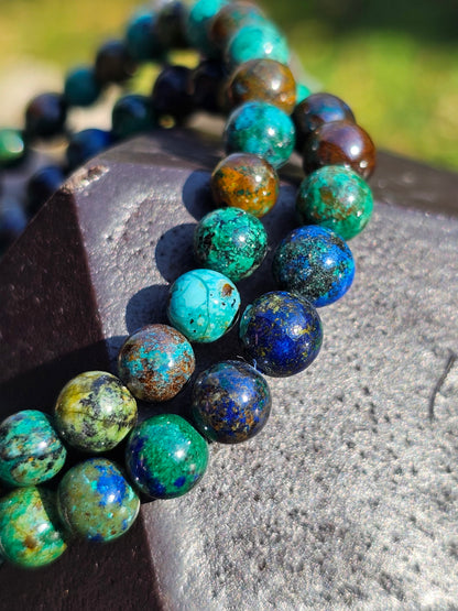 Bracelet Chrysocolle et Shattuckite