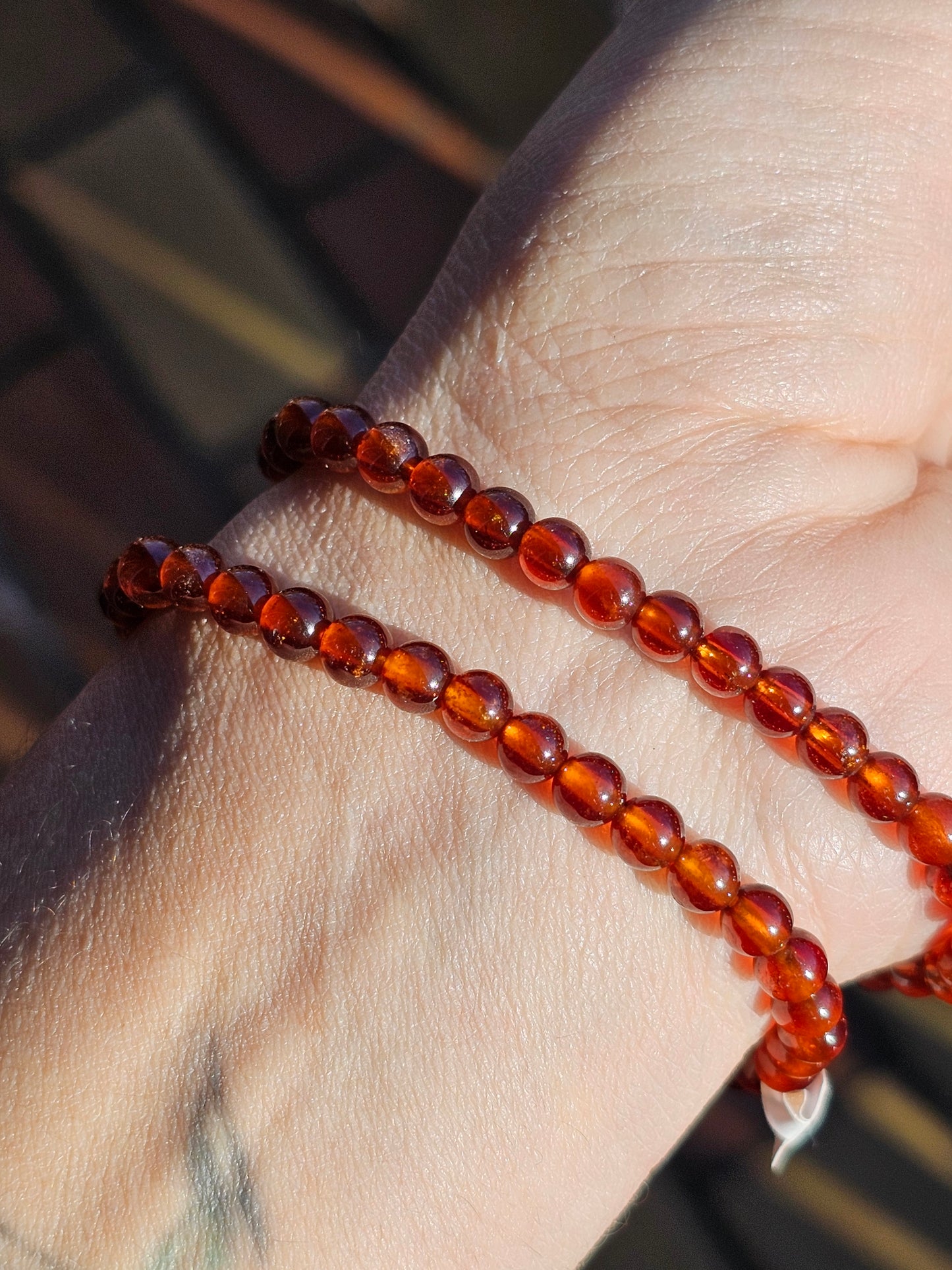 Bracelet Grenat hessonite