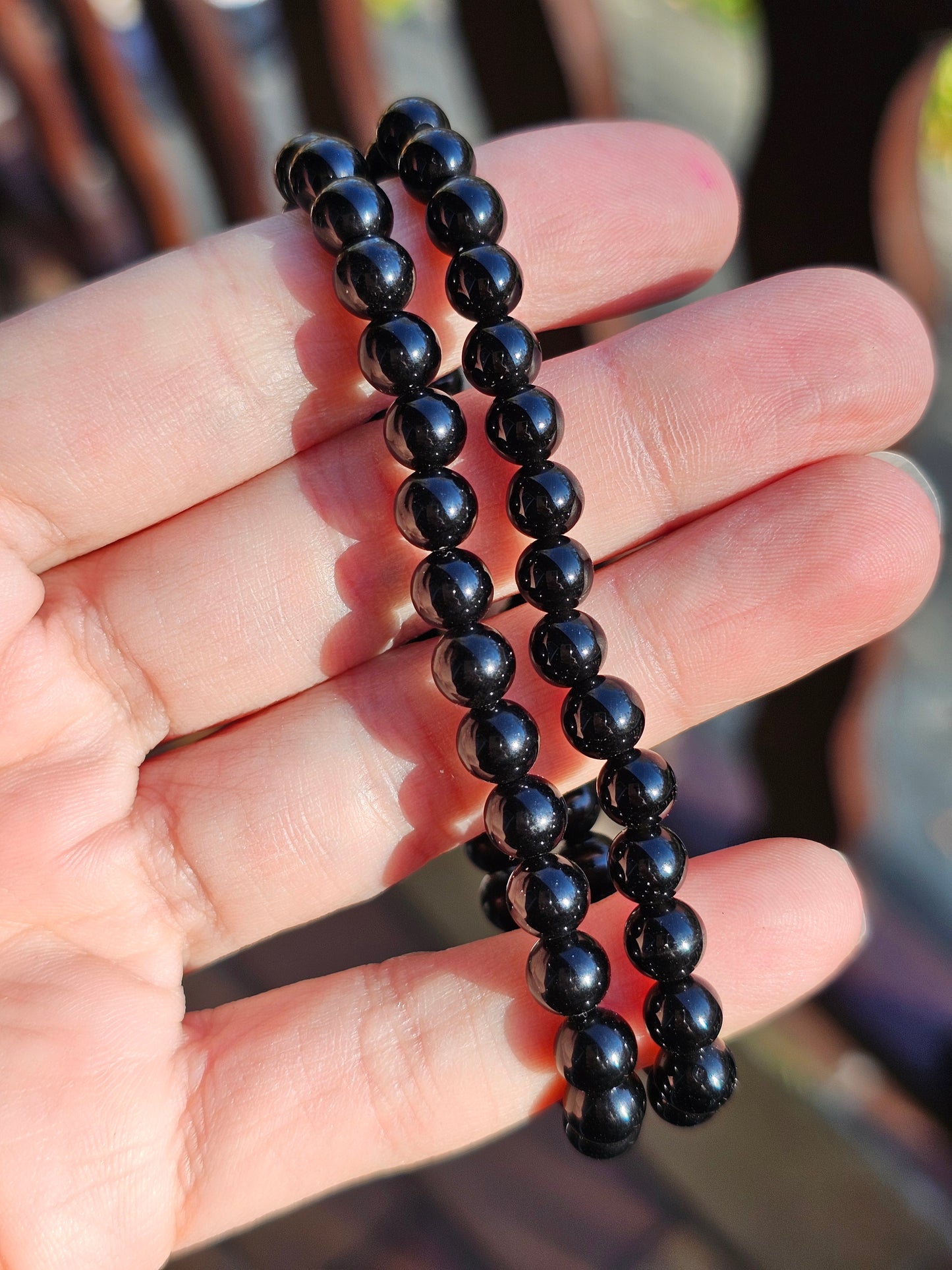 Bracelet Obsidienne noire