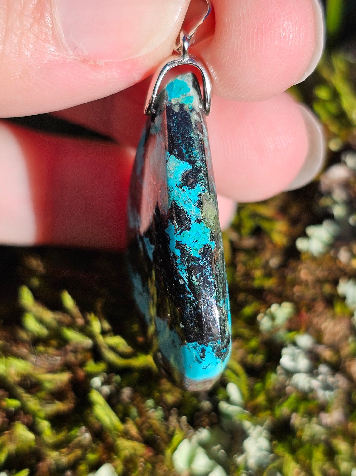 Pendentif en Chrysocolle n°1