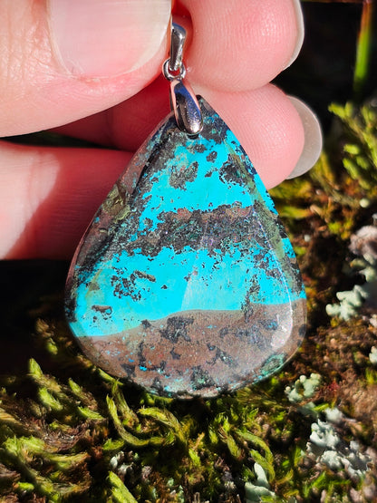 Pendentif en Chrysocolle n°1