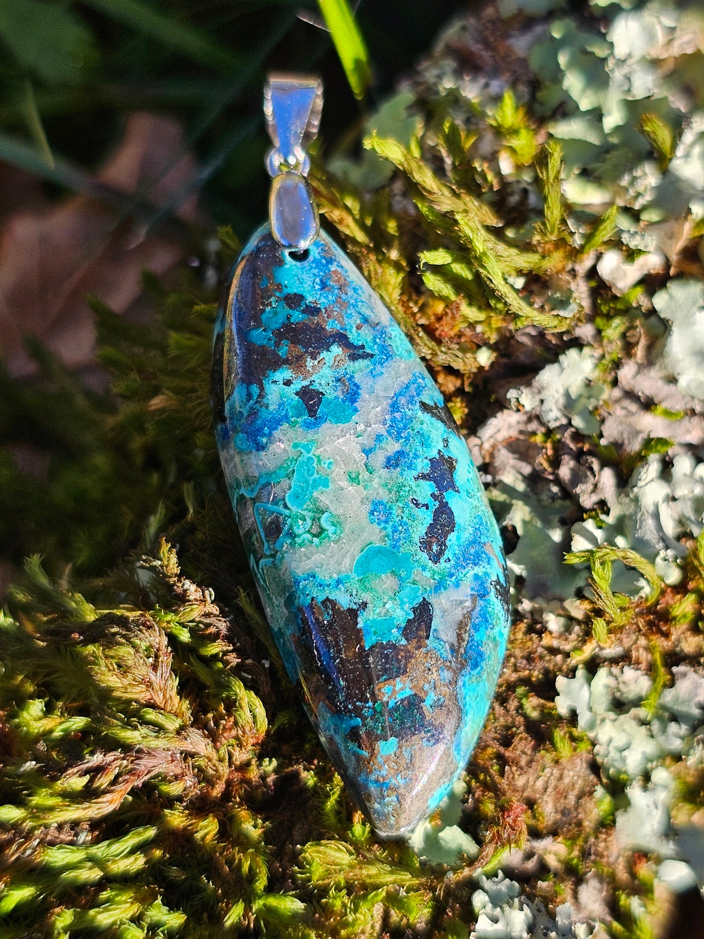 Pendentif en Chrysocolle n°2