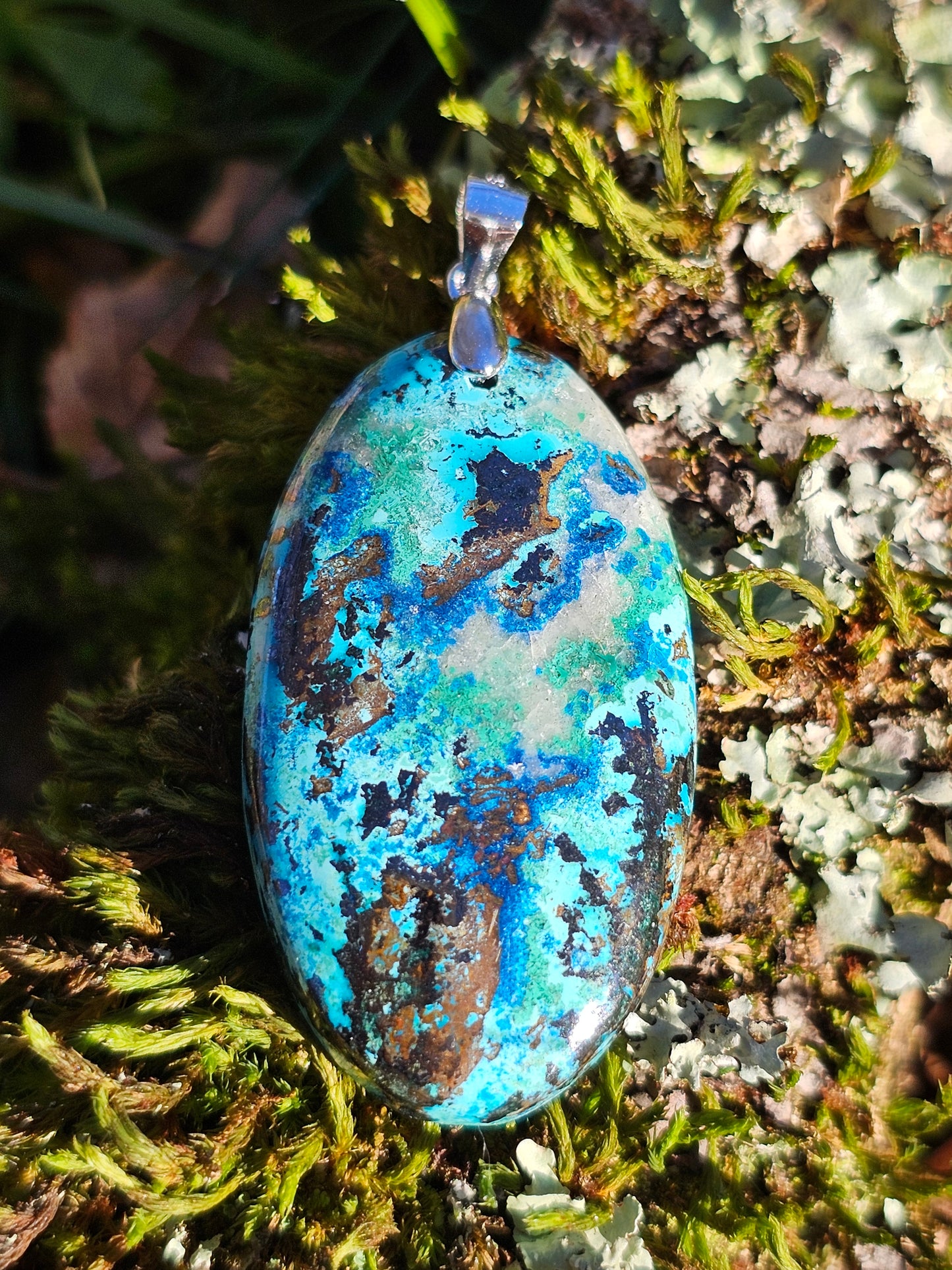 Pendentif en Chrysocolle n°3