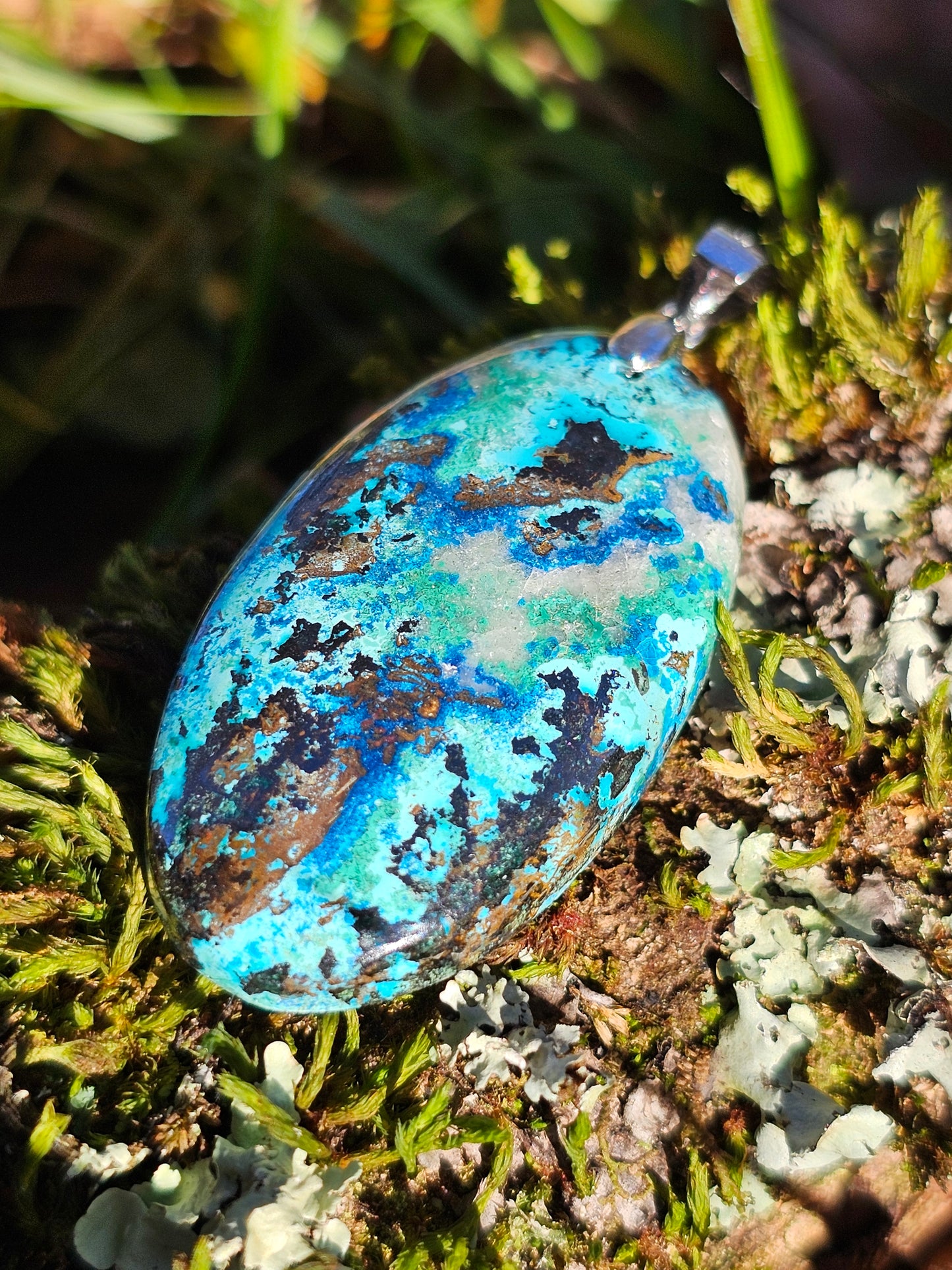 Pendentif en Chrysocolle n°3