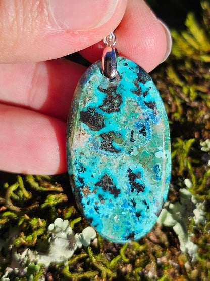 Pendentif en Chrysocolle n°3