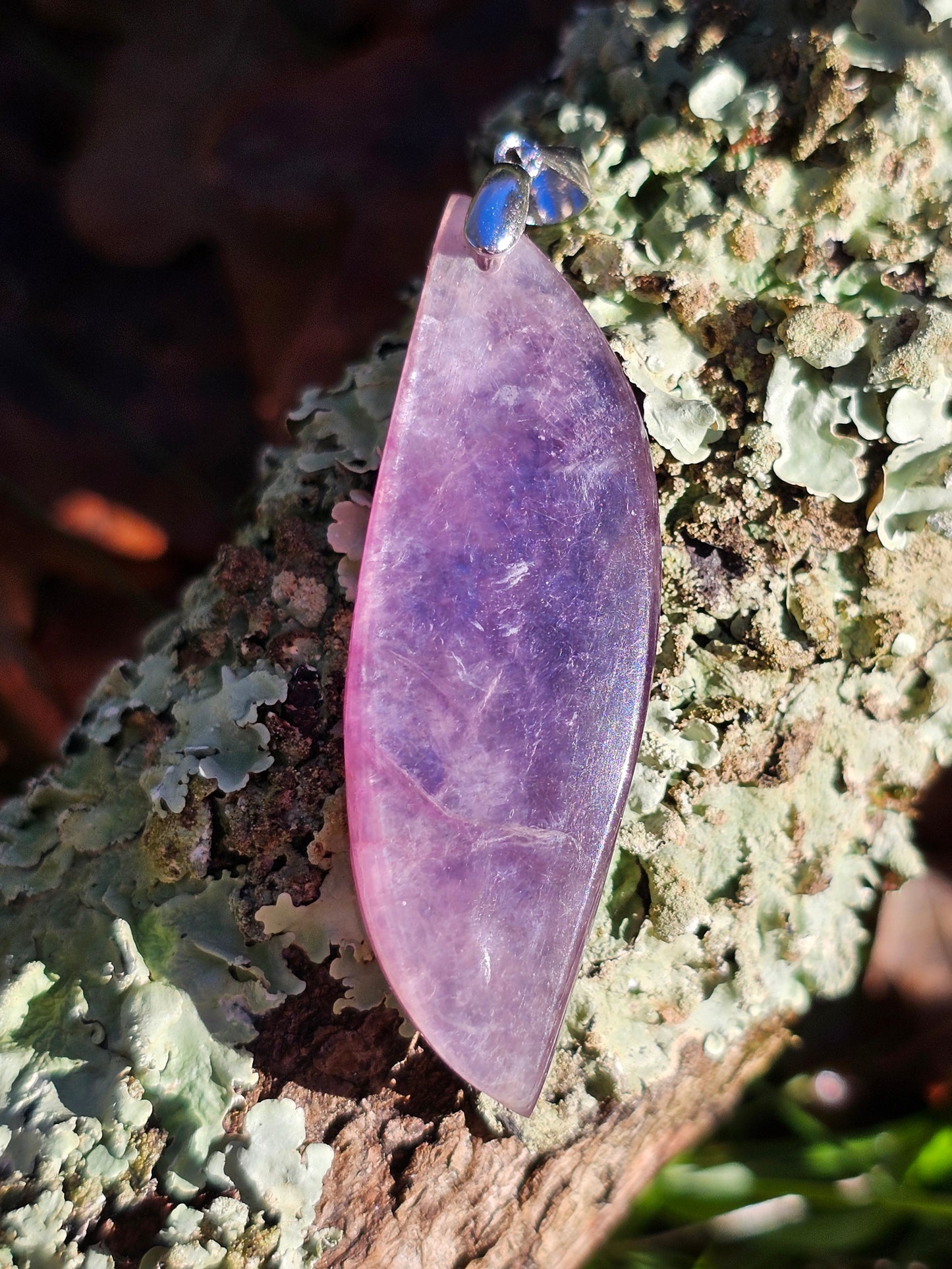 Pendentif en Lépidolite gemme n°2