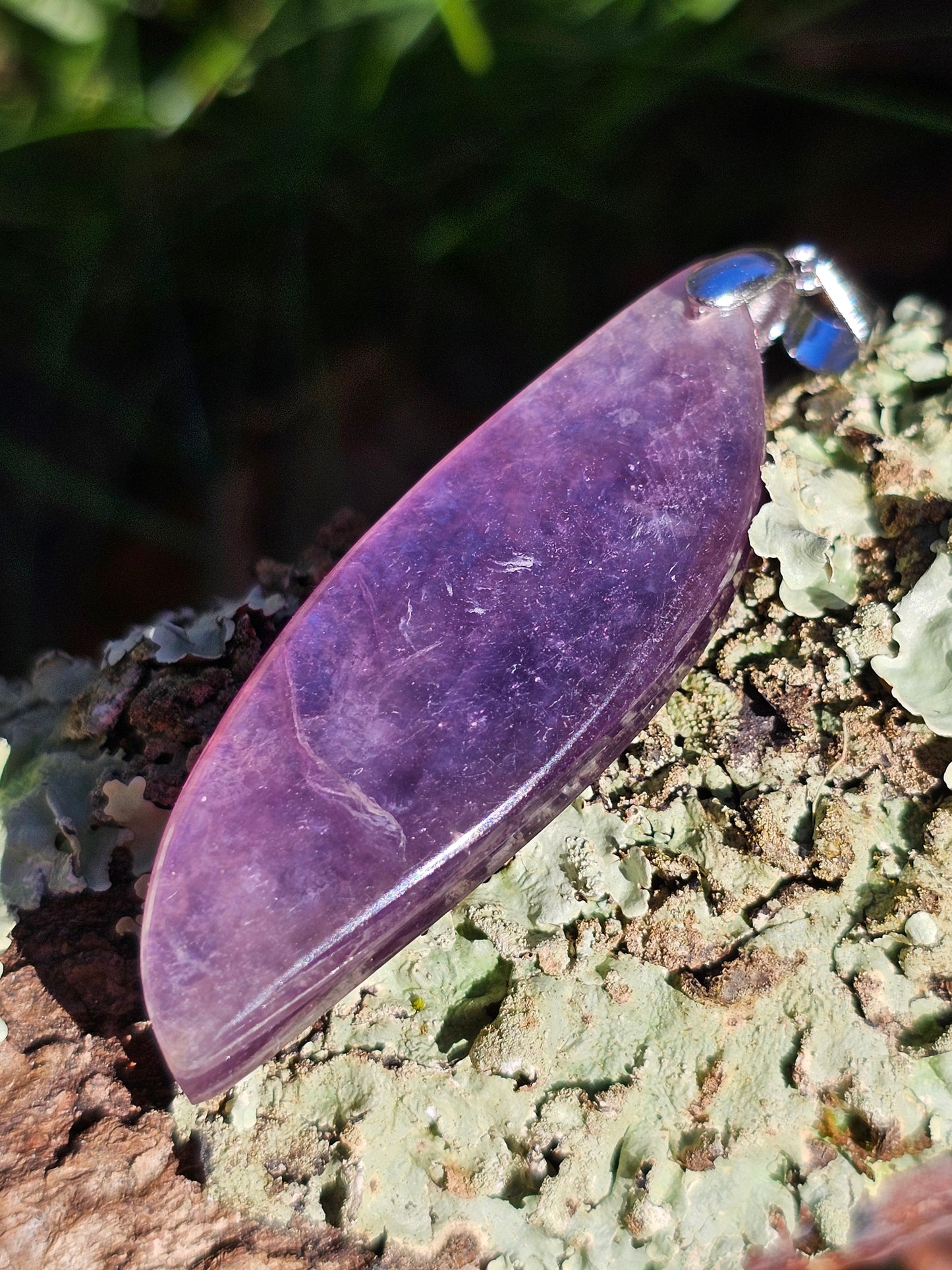 Pendentif en Lépidolite gemme n°2