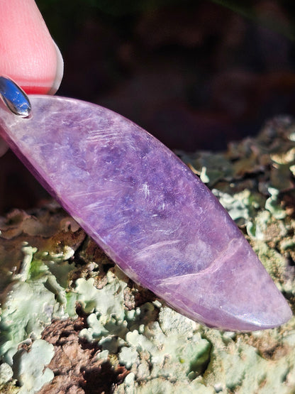 Pendentif en Lépidolite gemme n°2