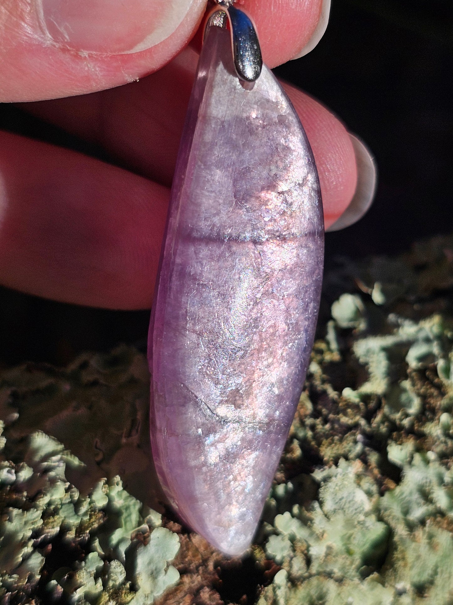 Pendentif en Lépidolite gemme n°2