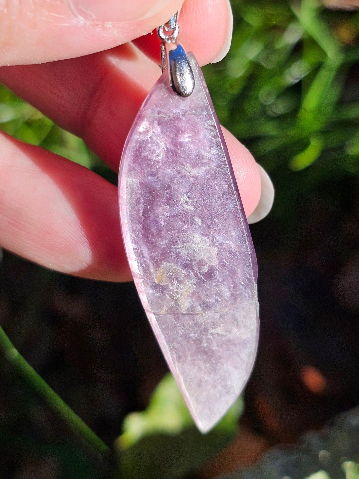 Pendentif en Lépidolite gemme n°2