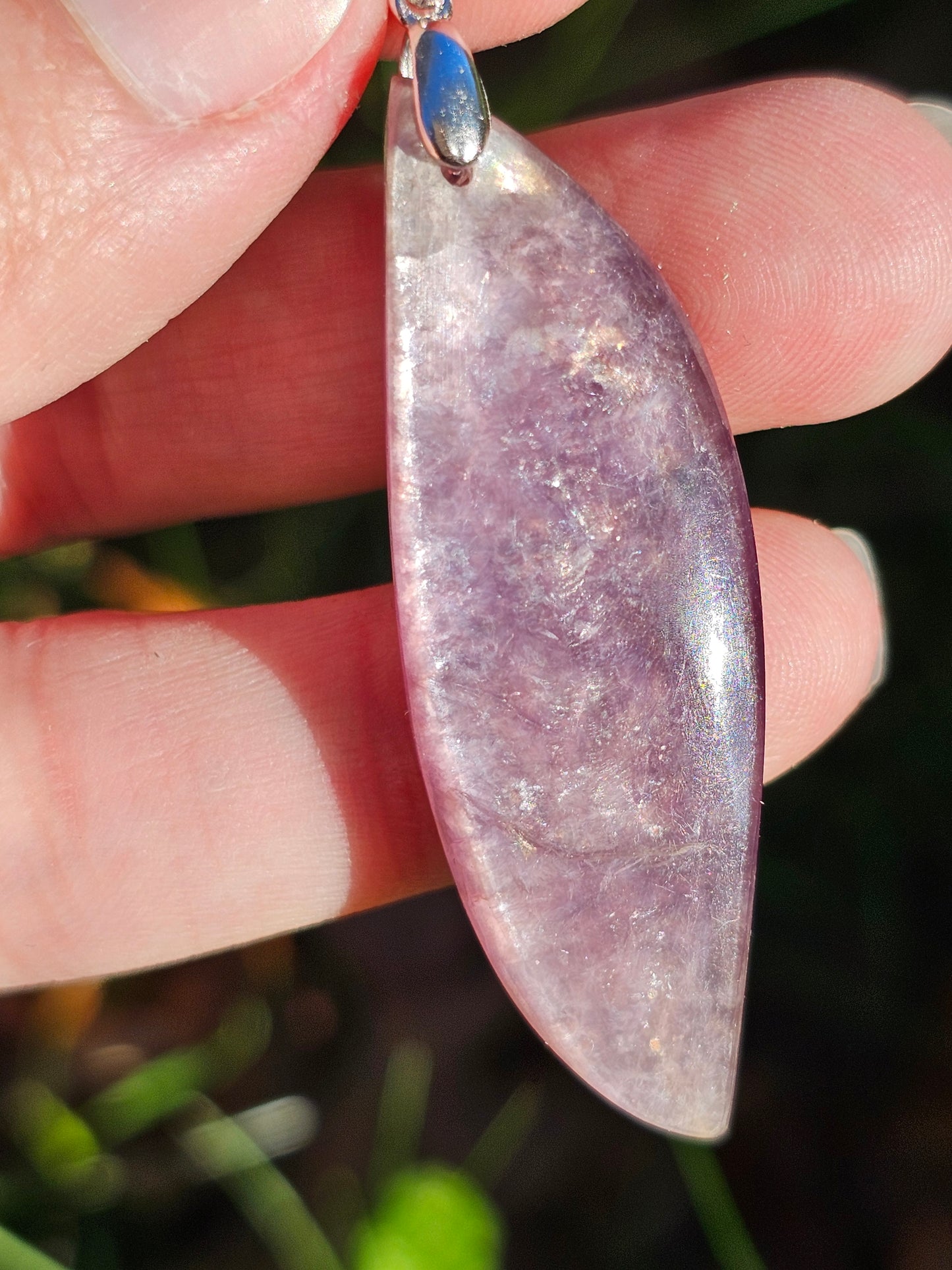 Pendentif en Lépidolite gemme n°2