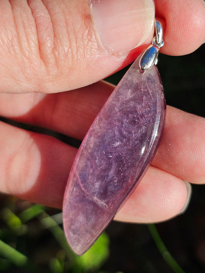 Pendentif en Lépidolite gemme n°2