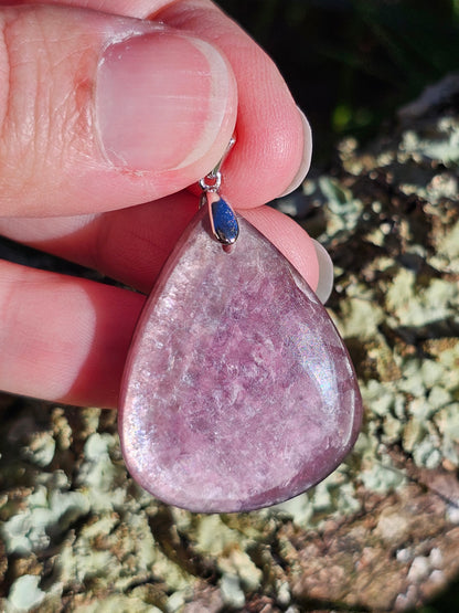 Pendentif en Lépidolite gemme n°3