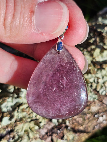 Pendentif en Lépidolite gemme n°3