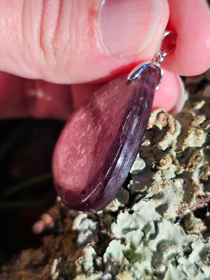 Pendentif en Lépidolite gemme n°3