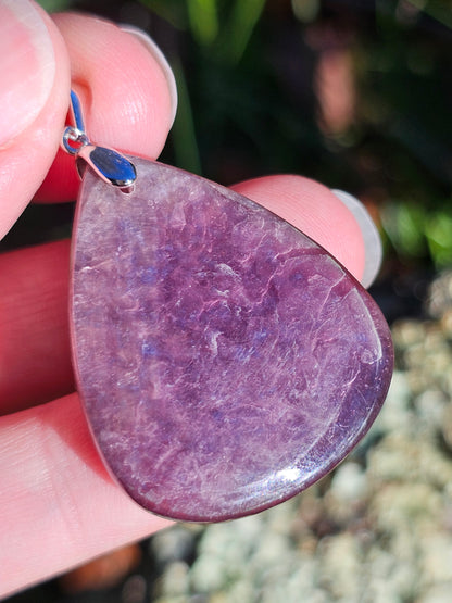 Pendentif en Lépidolite gemme n°3