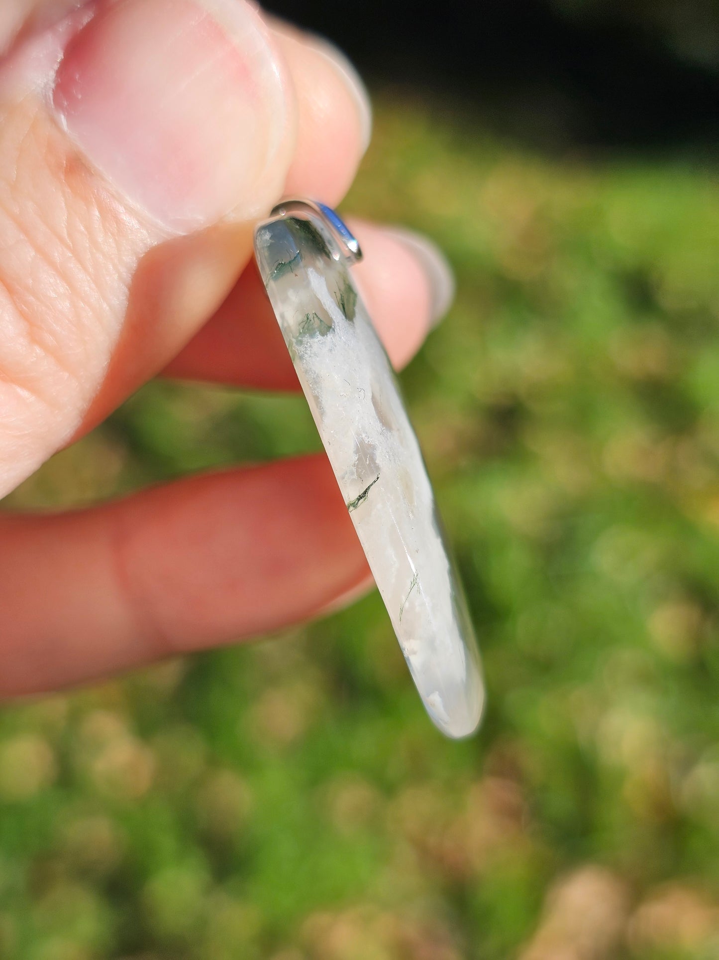 Pendentif en Agate mousse n°3