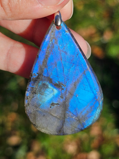 Pendentif Labradorite sculptée n°1