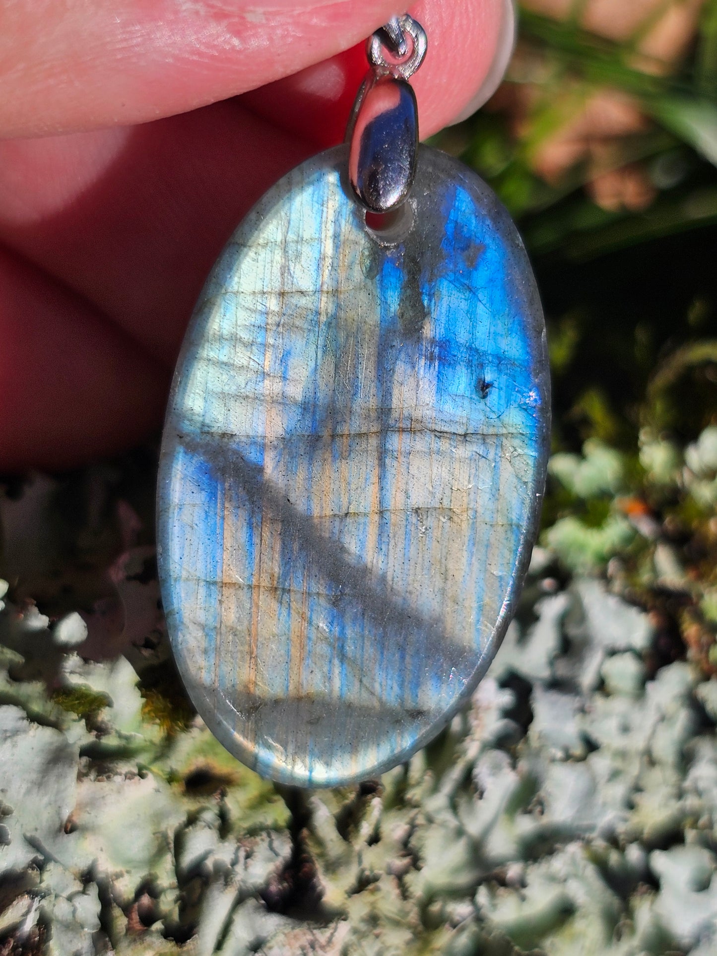 Pendentif Labradorite sculptée n°4