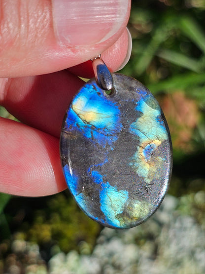 Pendentif Labradorite sculptée n°5