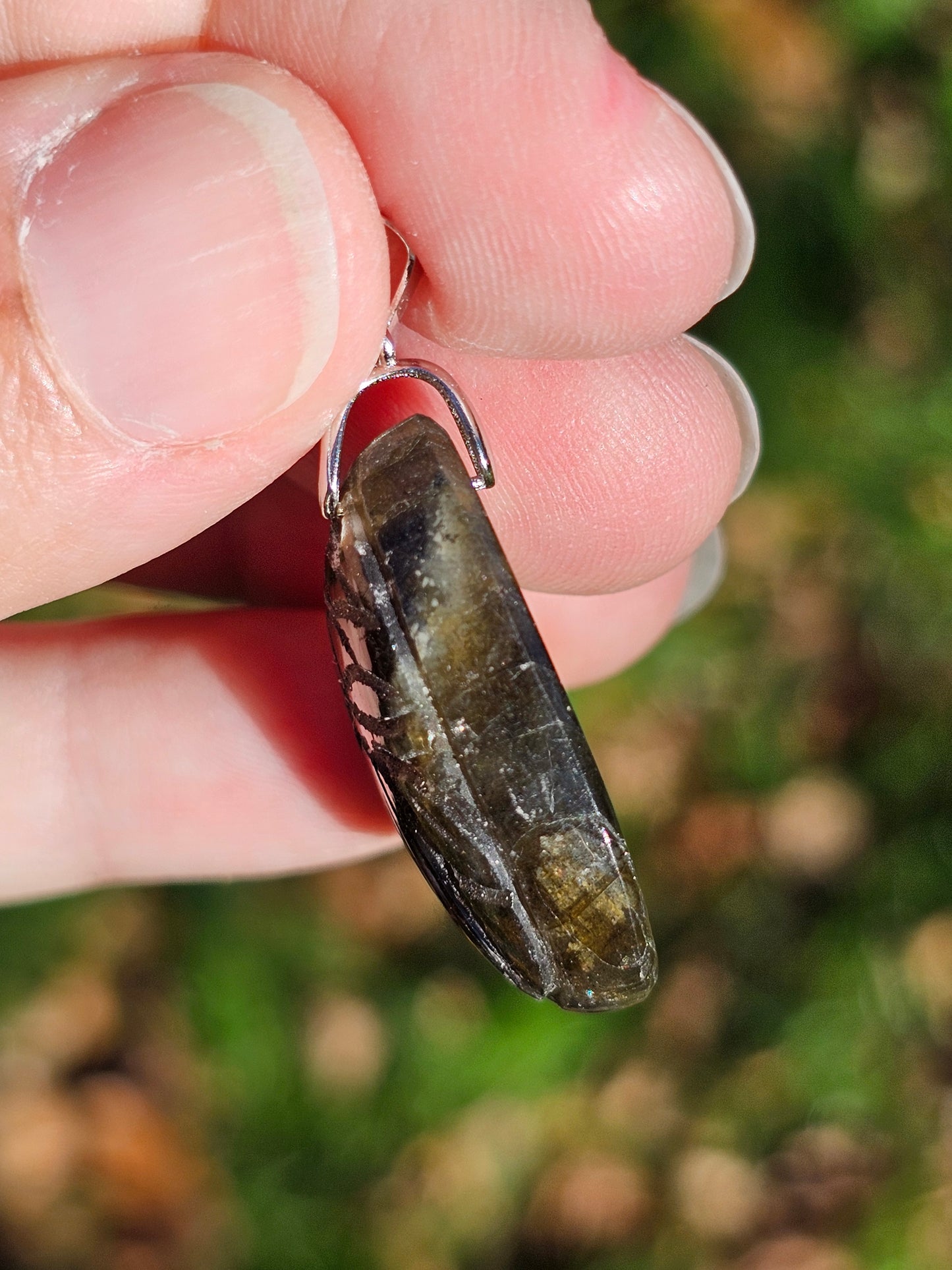 Pendentif Labradorite sculptée n°8